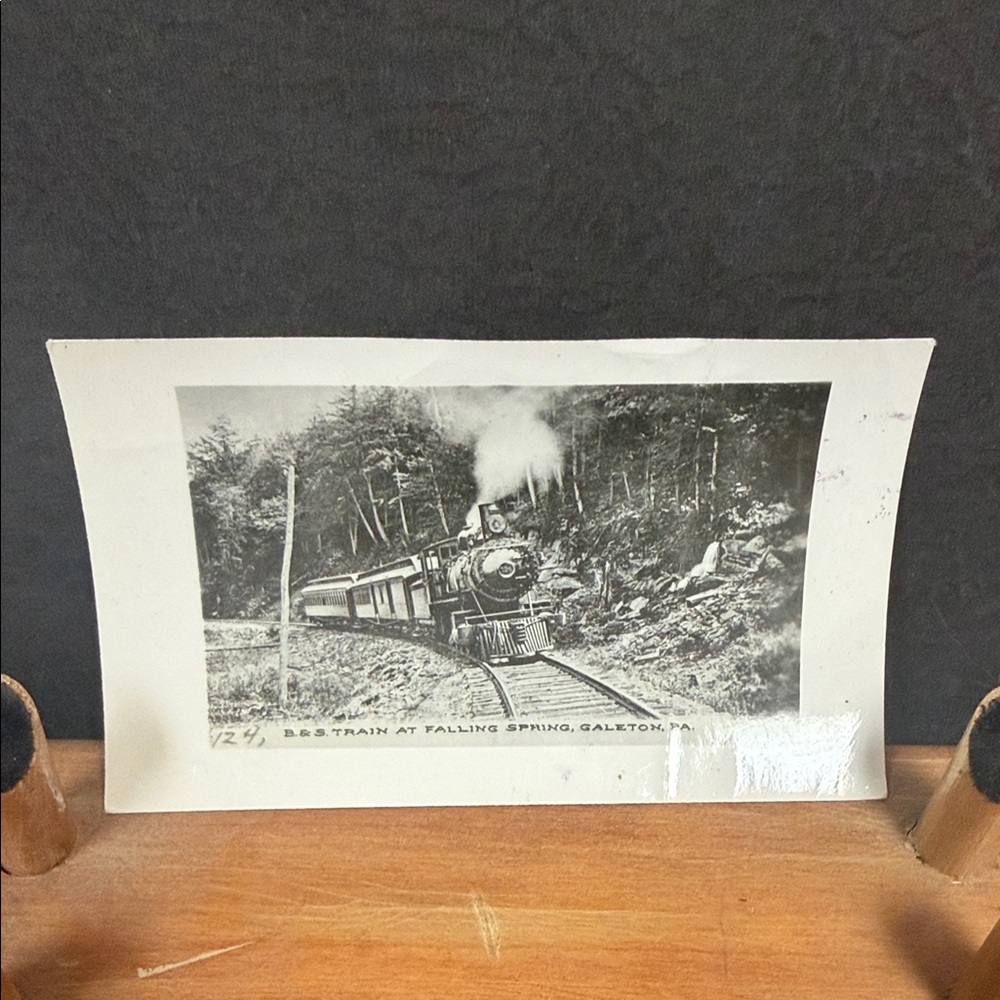 Vintage Train Photograph